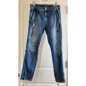MAC Rich Cargo Denim Blue Jeans Women’s Size 30/27
